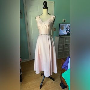 Light pink bridesmaid dress size 0